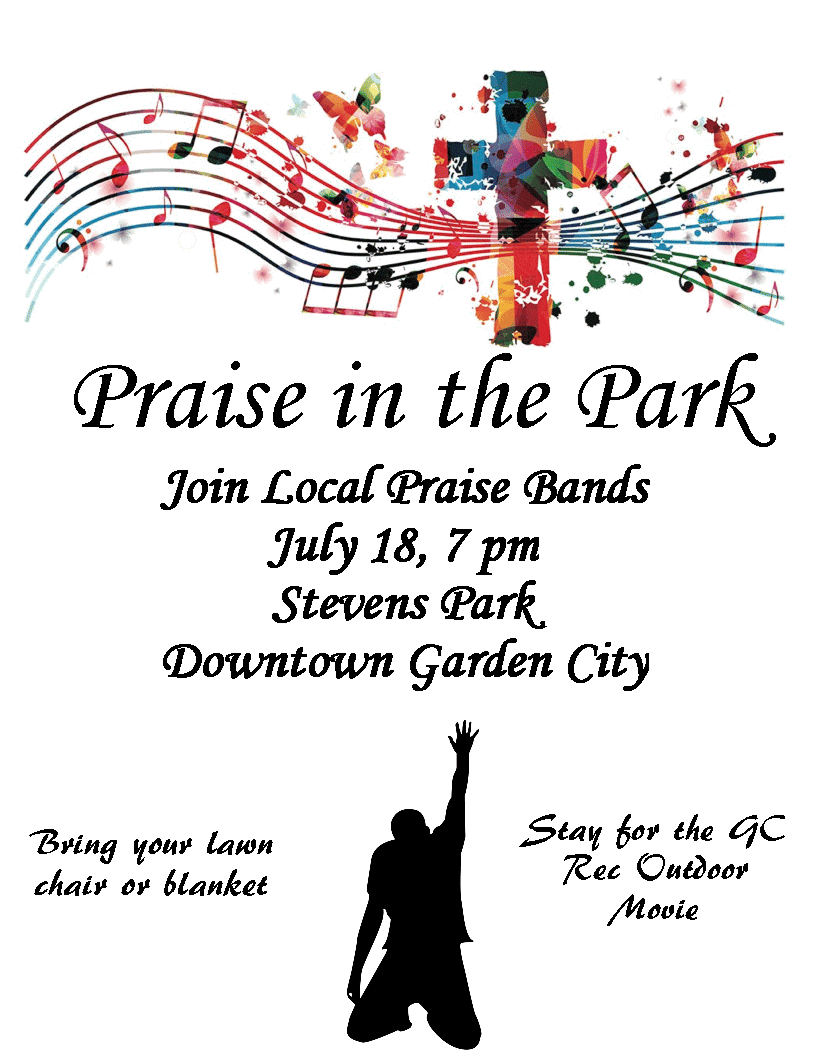 Praise In the Park Finney County Kansas Garden City Attractions and