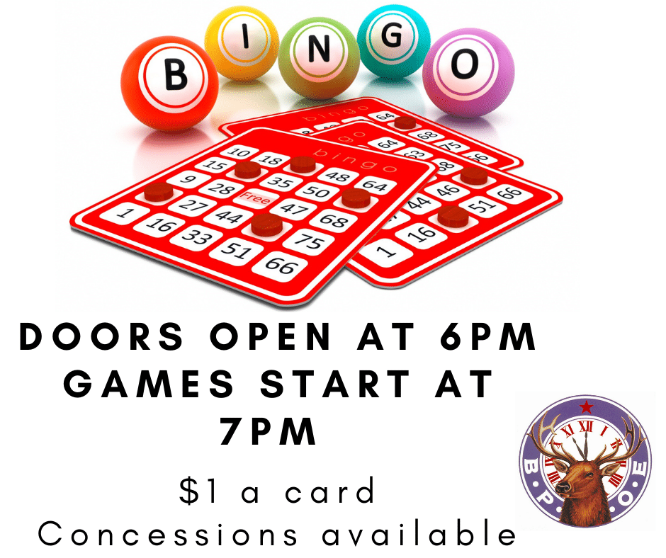 Bingo at the Elks Lodge | Finney County Kansas | Garden City ...