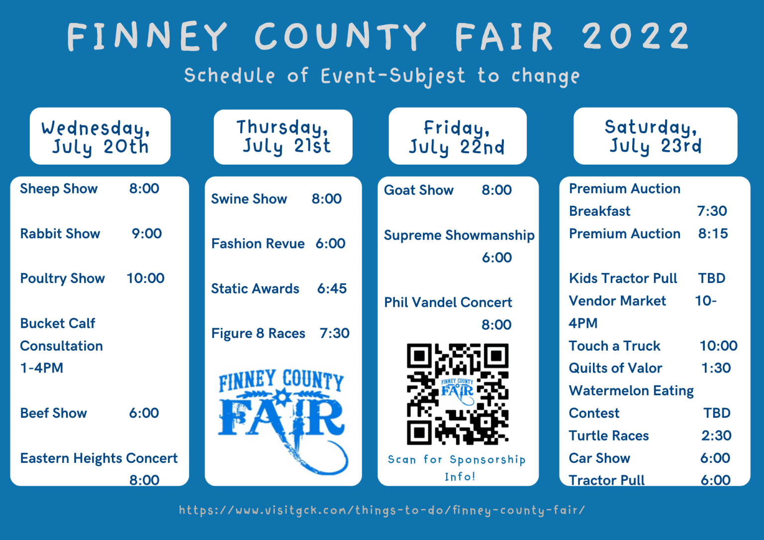 2022 Finney County Fair Finney County Kansas Garden City