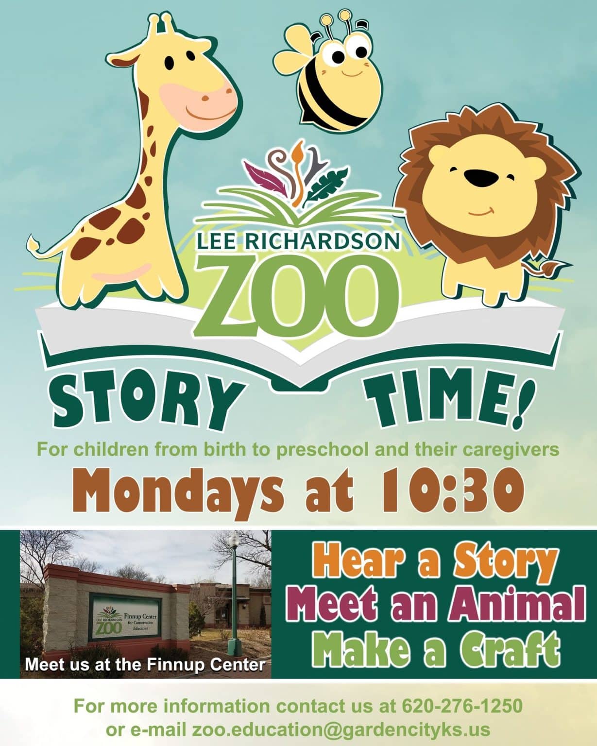 Lee Richardson Zoo Story Time | Finney County Kansas | Garden City ...