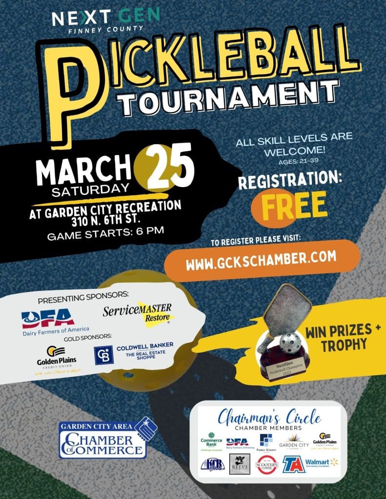 Next Gen Pickleball Tournament Finney County Kansas Garden City