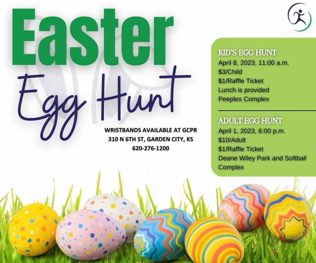 Kids Easter Egg Hunt Finney County Kansas Garden City Attractions