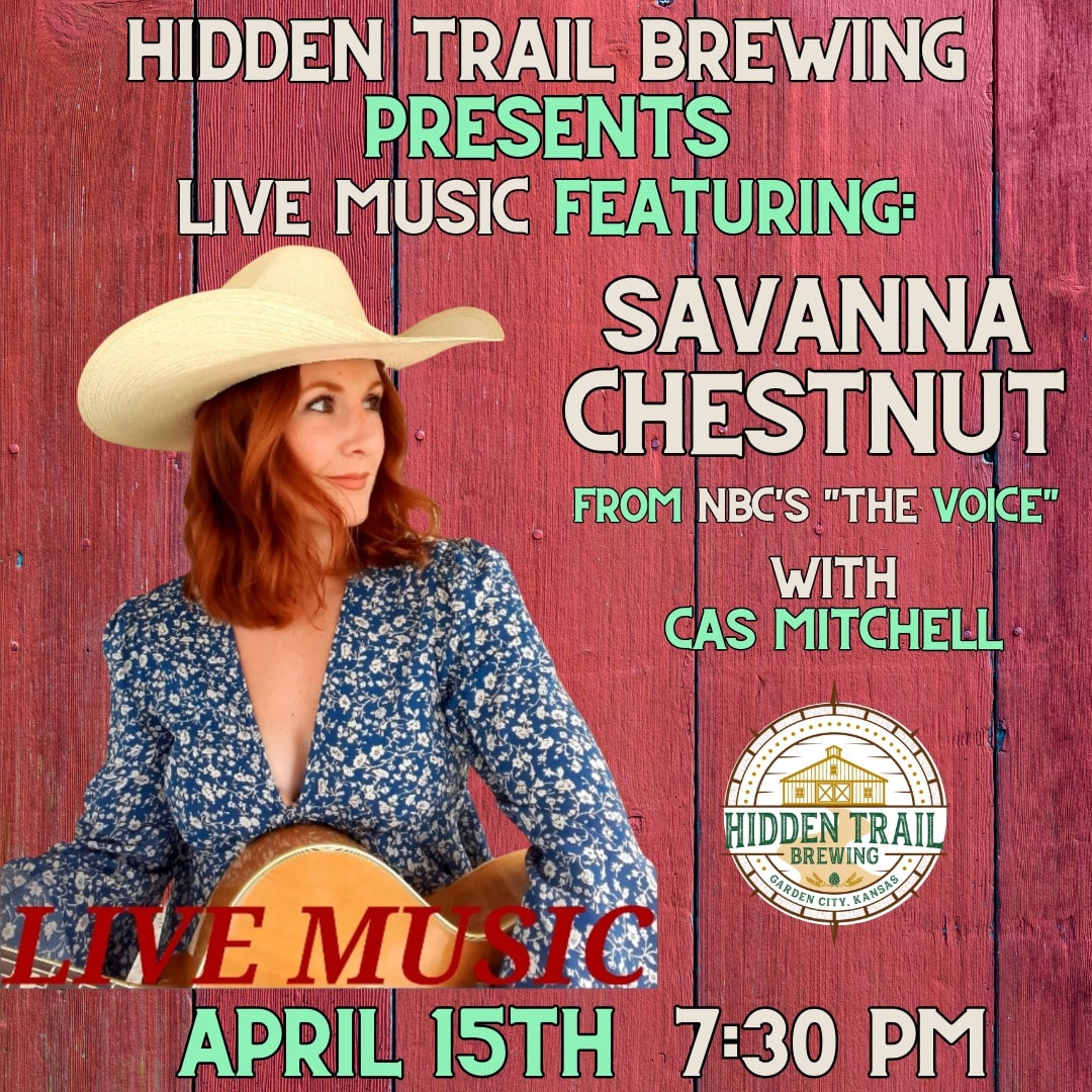 Live Music with Savanna Chestnut featuring Cas Mitchell | Finney County ...