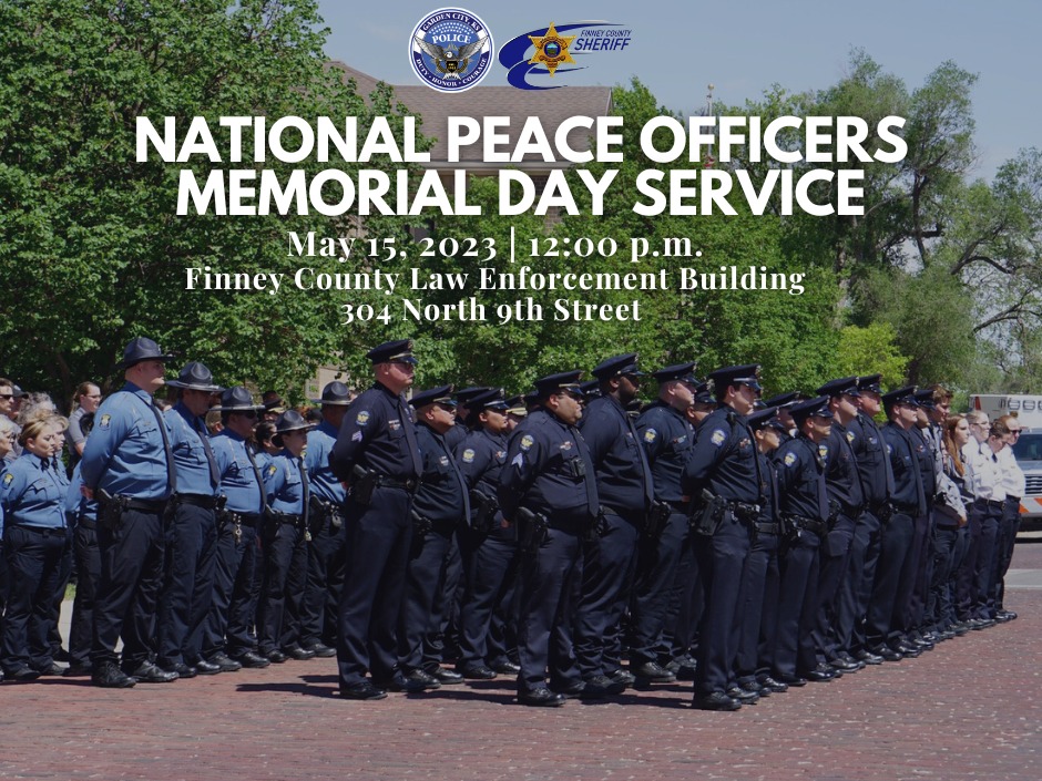 National Peace Officers Memorial Day Service Finney County Kansas
