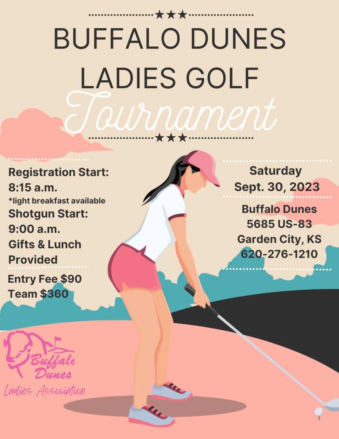 Buffalo Dunes Ladies Golf Tournament | Finney County Kansas | Garden ...